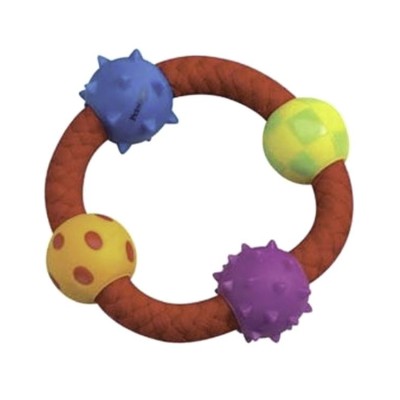 Petstages multi texture chew ring pets toy